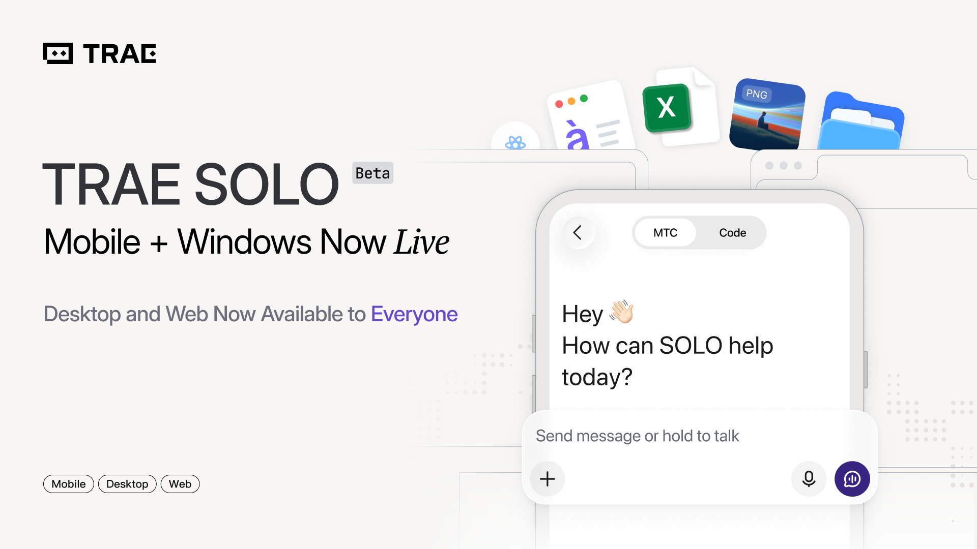 Introducing TRAE SOLO Mobile
